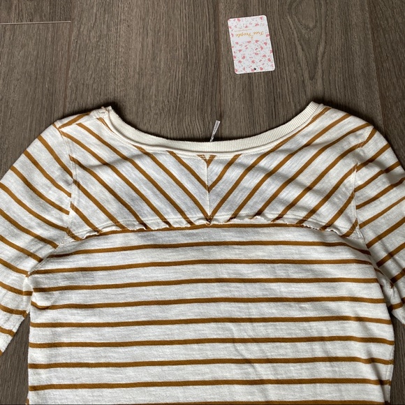 Free People Toosaloosa Thermal Shirt Ivory Medium - Picture 15 of 15